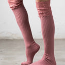  Lace Topped Over The Knee Socks