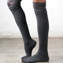  Lace Topped Over The Knee Socks