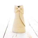 Straw Foldable Wide Brim Bow Visor