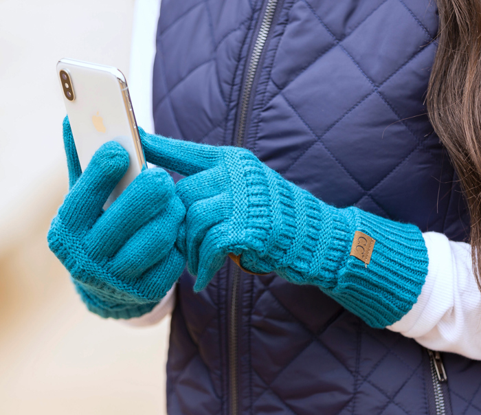 C.C� Knit Touch Gloves