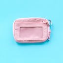 Mauve Journey Clippable ID Wallet Pouch