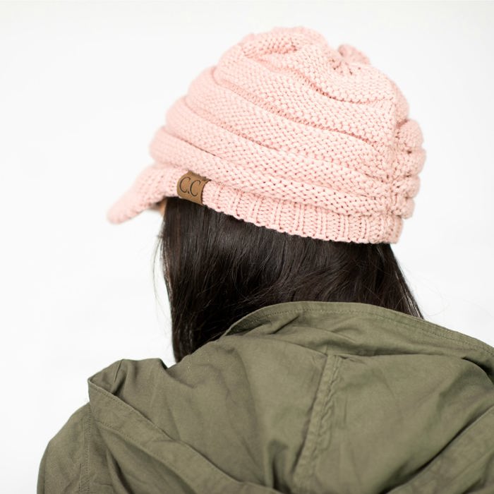 C.C� Knit Brimmed Cap