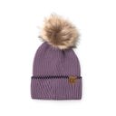 Violet C.C� Accent Cuff Pom Beanie Hat