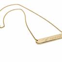  Sterling Silver Small Bar Necklaces (35 mm x 4 mm)