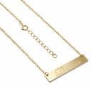  Sterling Silver 27mm Bar Necklace(small)
