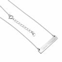  Sterling Silver 27mm Bar Necklace(small)