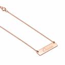  Sterling Silver 27mm Bar Necklace(small)