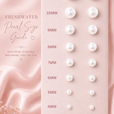 Sterling Silver Fresh Water Pearl Stud Earrings