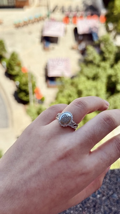 Sterling Silver Faith Cross Ring