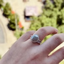  Sterling Silver Faith Cross Ring