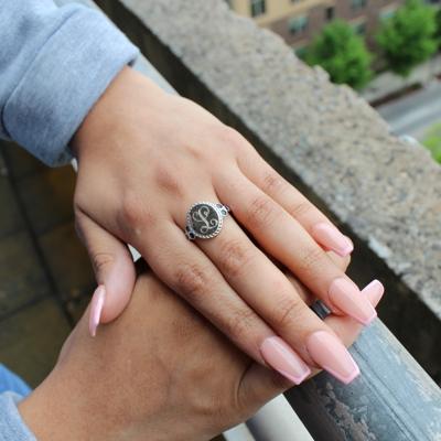 Sterling Silver River Ring
