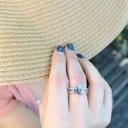  Engravable Sterling Silver Rope Jacket Stackable Ring