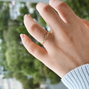  Sterling Silver Moissanite Pave Twisted Eternity Band