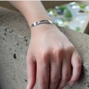  Sterling Silver Engravable Bar Adjustable Bracelets