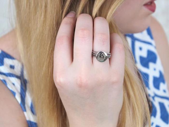 Round Plain Top Rope Band Ring