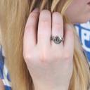  Round Plain Top Rope Band Ring