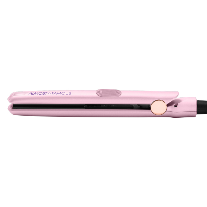 ALMOST FAMOUS - "Living Color" 0.5" Mini Travel Flat Iron with Travel Bag