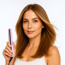 Ocean Mist ALMOST FAMOUS - "Living Color" 0.5" Mini Travel Flat Iron with Travel Bag