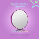 Purple ALMOST FAMOUS - 15X Vanity Mirror with Suction Lock - Twilight