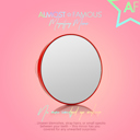 Red ALMOST FAMOUS - 15X Vanity Mirror with Suction Lock - Twilight