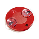 Red ALMOST FAMOUS - 15X Vanity Mirror with Suction Lock - Twilight
