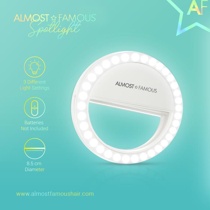 ALMOST FAMOUS - "Spotlight" LED Selfie Light - Black