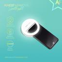 White ALMOST FAMOUS - "Spotlight" LED Selfie Light - Black