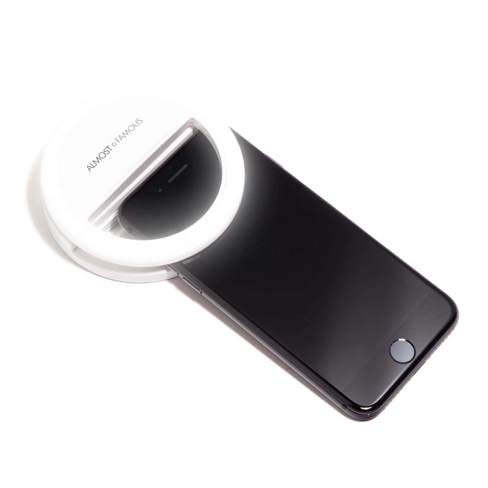 ALMOST FAMOUS - "Spotlight" LED Selfie Light - Black