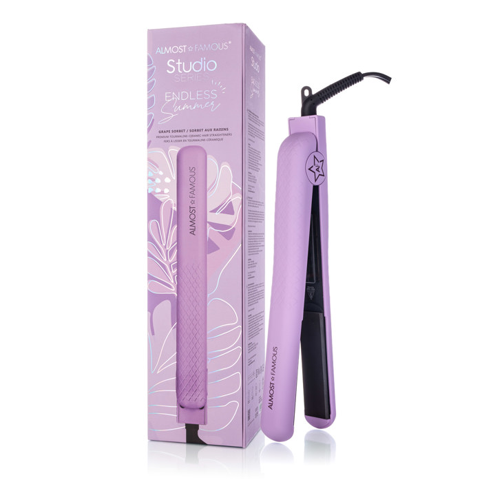 ALMOST FAMOUS - Endless Summer Pastels Flat Iron - Pink Macaron