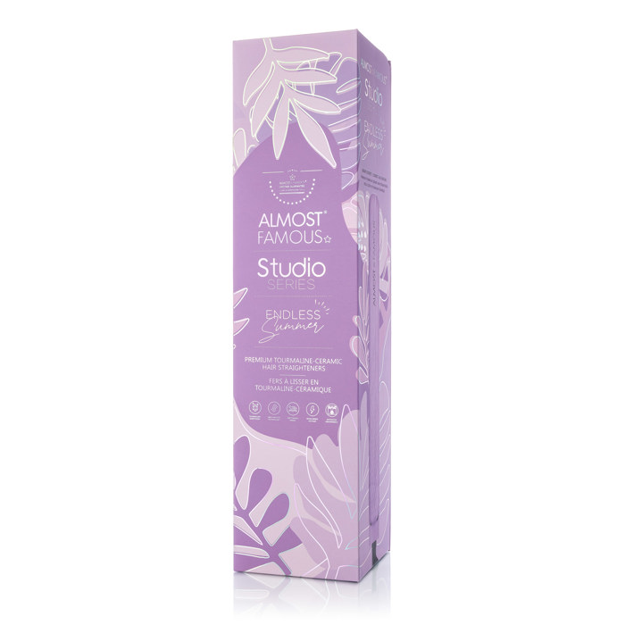 ALMOST FAMOUS - Endless Summer Pastels Flat Iron - Pink Macaron