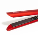 Red ALMOST FAMOUS - Glam Series 1.25" Flat Iron with Luxe Gem Infused Plates - Pretty in Pink