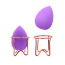 Purple ALMOST FAMOUS - Professional Beauty Blender with Rose Gold Stand - Green