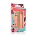 Orange ALMOST FAMOUS - Rose Gold 2-Piece Nail Clipper Set - Purple