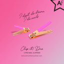 Pink ALMOST FAMOUS - Rose Gold 2-Piece Nail Clipper Set - Purple