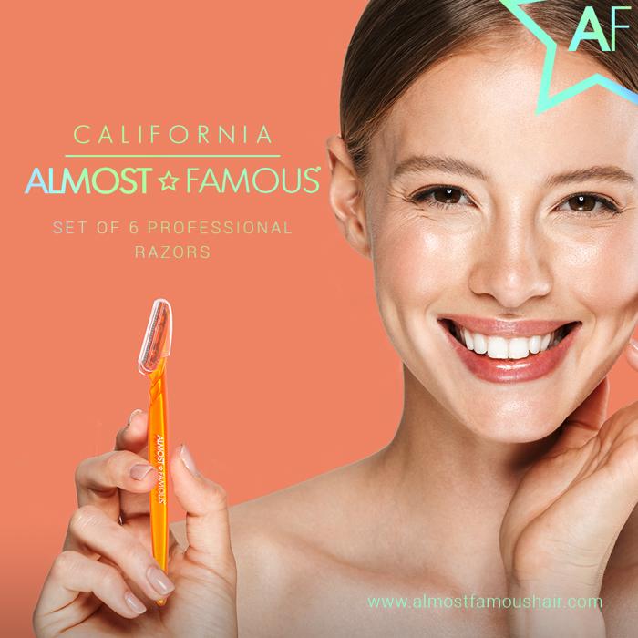 ALMOST FAMOUS 6-Pack Dermaplaning Razors Set - Green