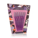 Purple ALMOST FAMOUS 6-Pack Dermaplaning Razors Set - Green