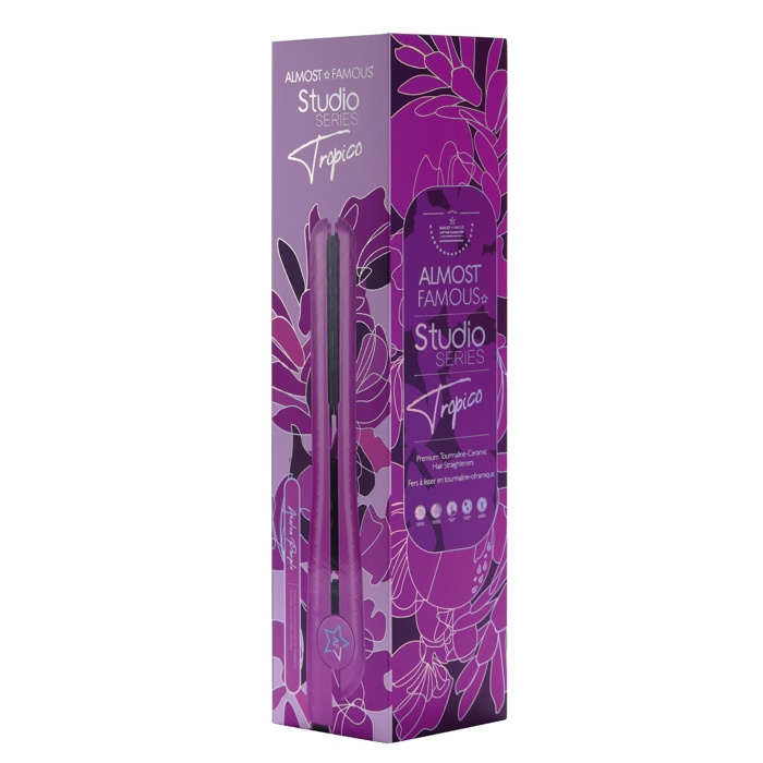 ALMOST FAMOUS - Tropico Tourmaline Ceramic 1.25" - Hibiscus Pink