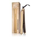 Gold ALMOST FAMOUS - Venice Babe 1.25" Flat Iron with Luxe Gem Infused Plates - Black Dahlia