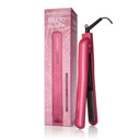Pink ALMOST FAMOUS - Venice Babe 1.25" Flat Iron with Luxe Gem Infused Plates - Black Dahlia