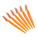 Orange ALMOST FAMOUS 6-Pack Dermaplaning Razors Set - Green