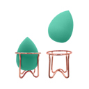  ALMOST FAMOUS - Professional Beauty Blender with Rose Gold Stand - Green
