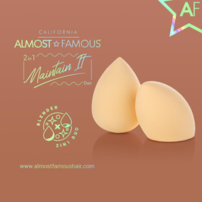 ALMOST FAMOUS - "Maintain It" Makeup Blender 2-Pack - Nude