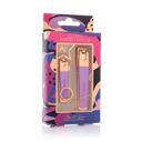  ALMOST FAMOUS - Rose Gold 2-Piece Nail Clipper Set - Purple