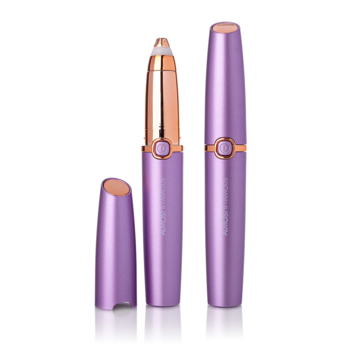 ALMOST FAMOUS - "Perfect Brows" Eyebrow Trimmer with Precision LED Tip - Coral