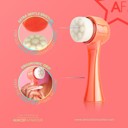  ALMOST FAMOUS - "Cleanse It" 2in1 Exfoliator Brush - Coral
