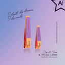  ALMOST FAMOUS - Rose Gold 2-Piece Nail Clipper Set - Purple