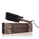  ALMOST FAMOUS - Triple Barrel Clip Curling System - Charcoal Gray