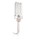 White ALMOST FAMOUS - Triple Barrel Clip Curling System - Charcoal Gray