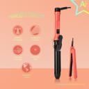  ALMOST FAMOUS - "Beach Wave Babe" 2-Piece Set with Curling Wand & Mini ToGo - Santa Monica Sunset
