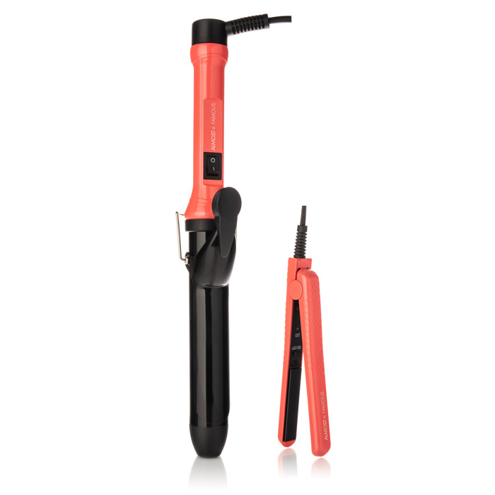 ALMOST FAMOUS - "Beach Wave Babe" 2-Piece Set with Curling Wand & Mini ToGo - Santa Monica Sunset